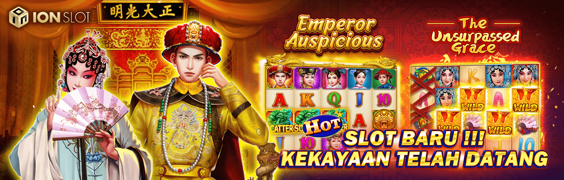 Ionslot Hot New Emperor Auspicious and The Unsurpassed Grace