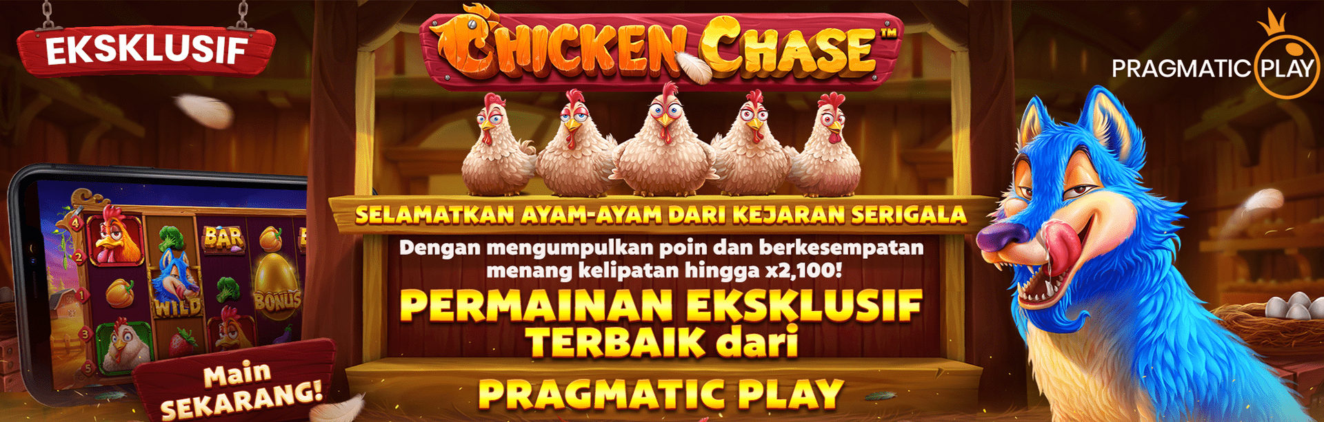 Pragmatic Play Exclusive Games Chicken Chase
